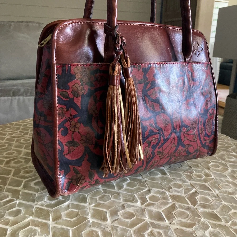 Patricia Nash Paris Vintage Tapestry Satchel